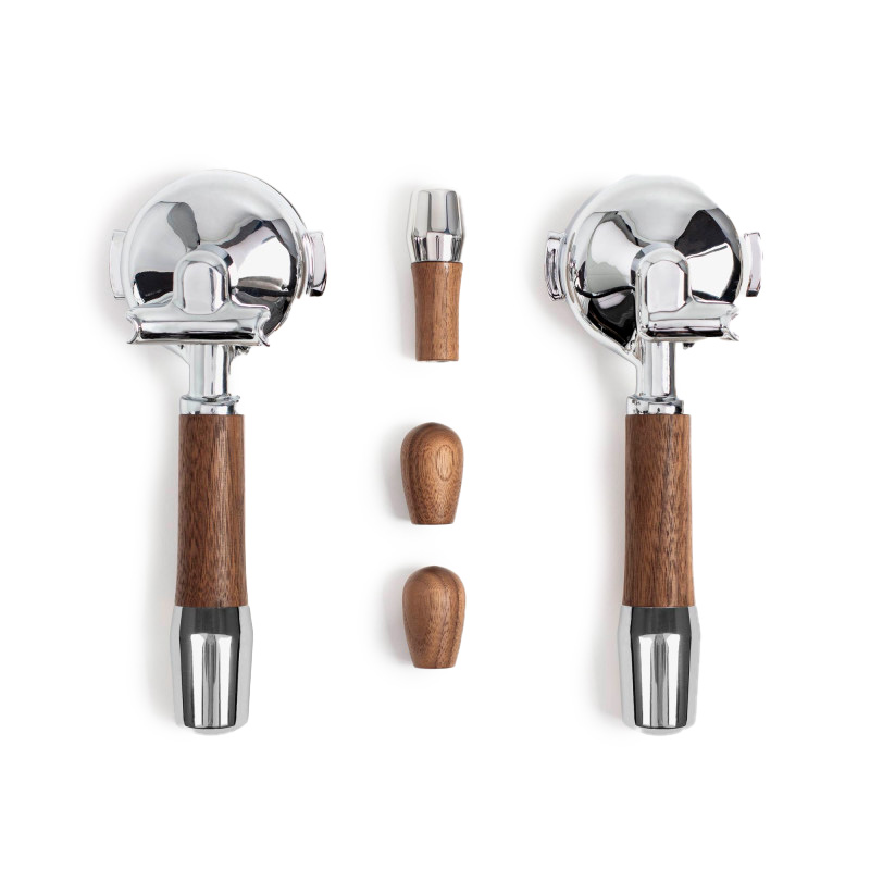 Wiedemann Griffset elegant für ECM Kipphebel V1 Nussbaum