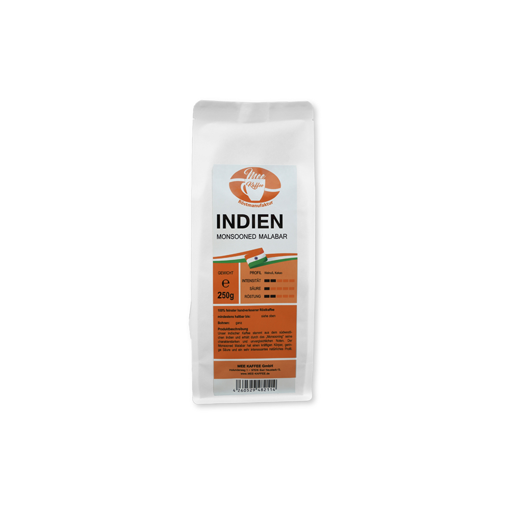 Mee Kaffee Indien Monsooned Malabar 250g