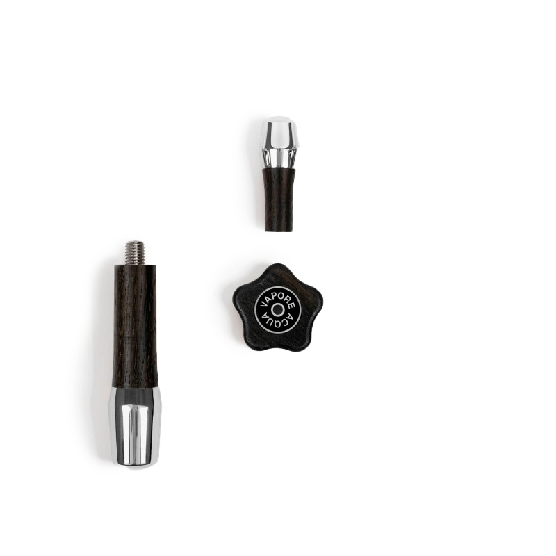 Wiedemann  Griffset elegant für ECM mit Drehrad Räuchereiche