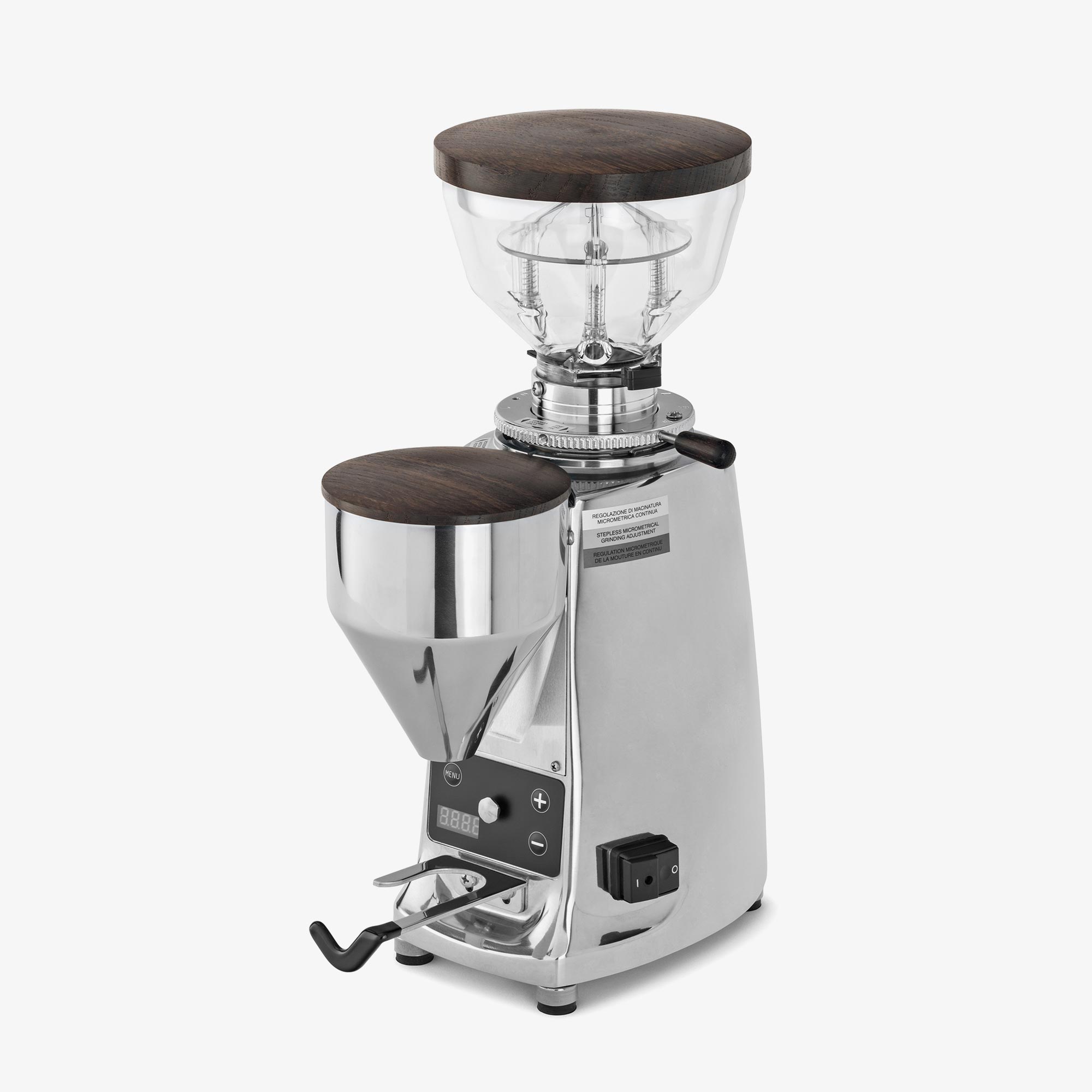 Wiedemann  Mühlendeckel Set für MAZZER B Räuchereiche