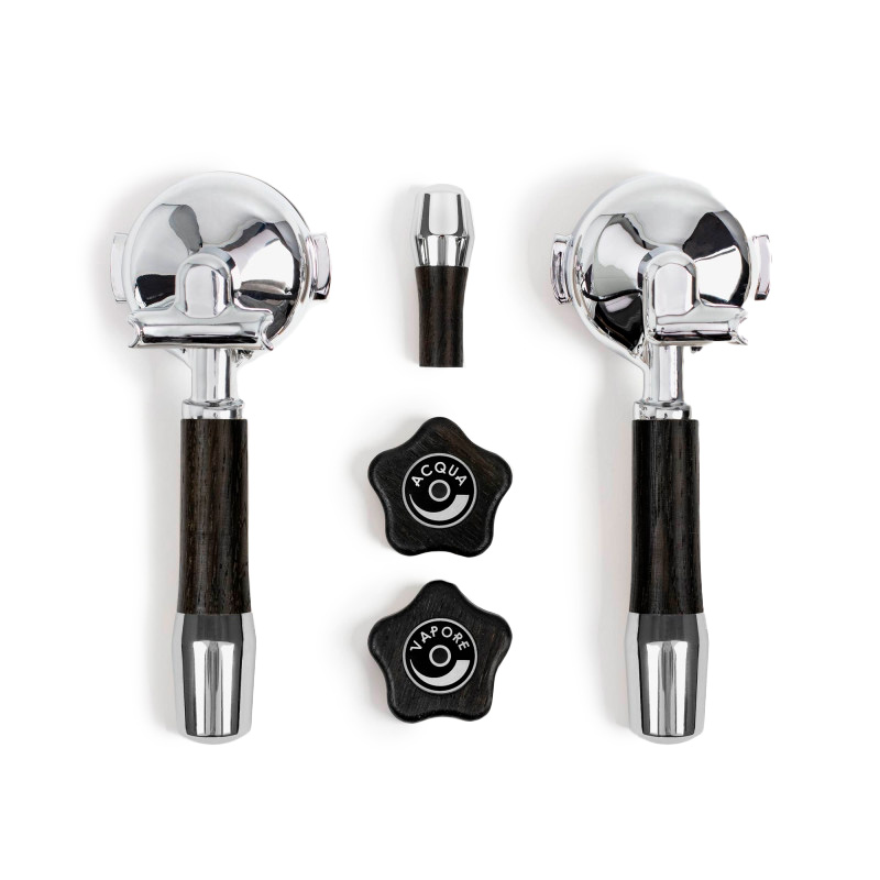 Wiedemann Griffset elegant für ECM mit Drehrädern Räuchereiche
