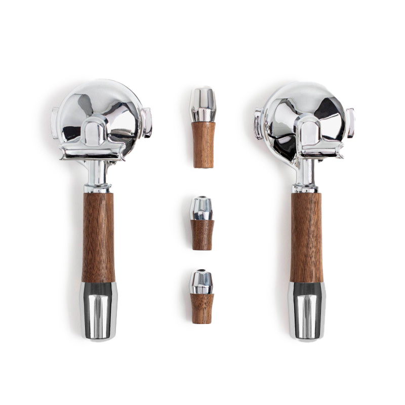 Wiedemann Griffset elegant für ECM Kipphebel V2 Nussbaum