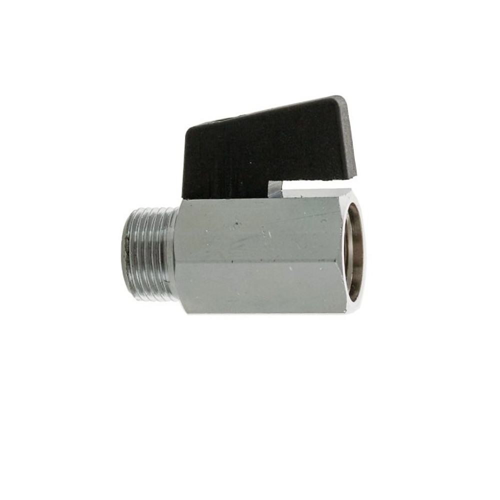 BWT Minikugelhahn mit Hebel 3/8 Zoll IG - 3/8 Zoll AG