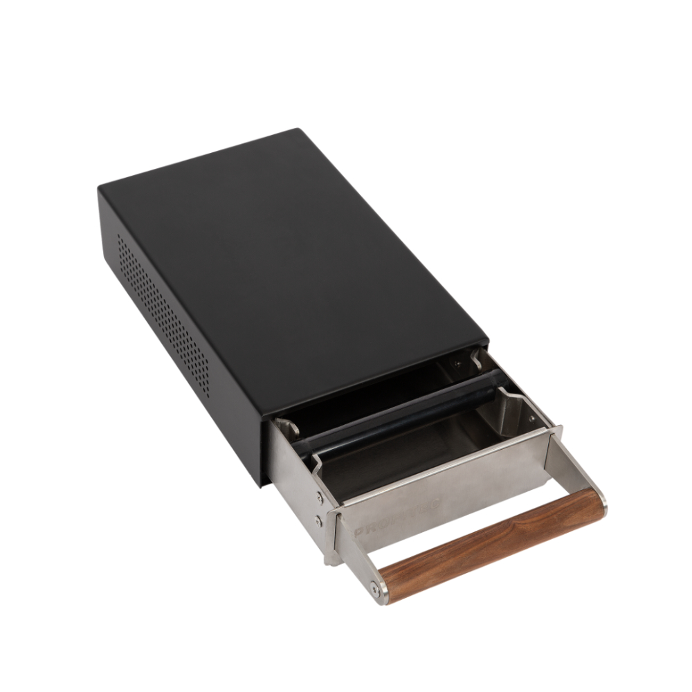 Profitec Sudschublade schwarz matt Holzgriff