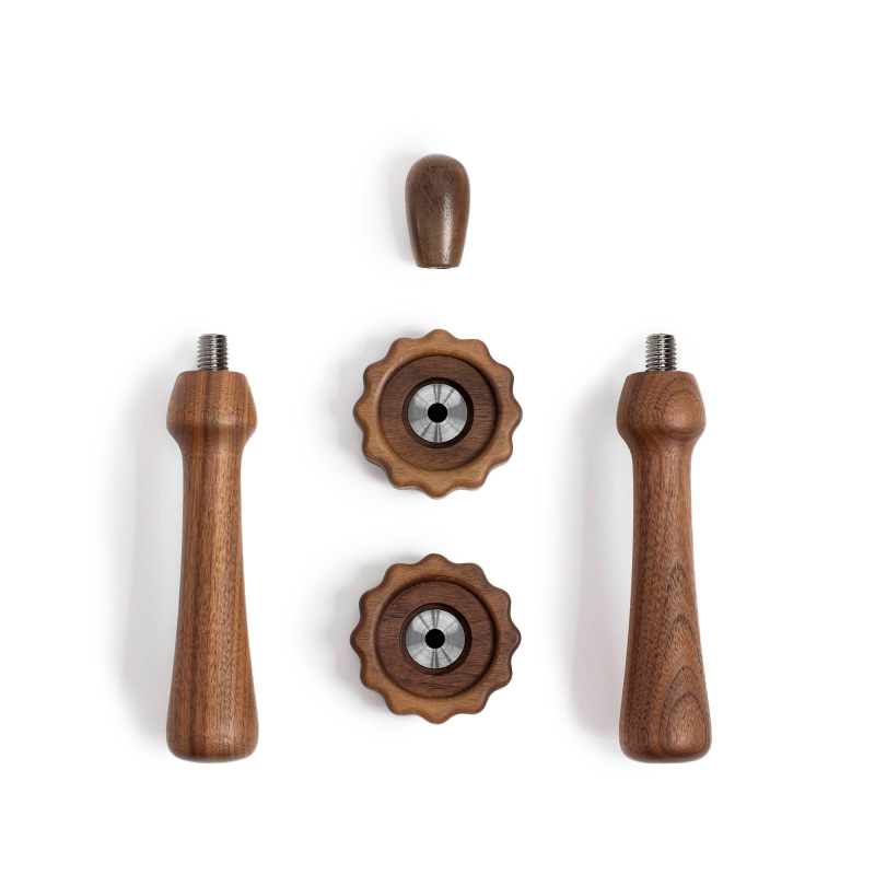 Wiedemann  Griffset refined für Rocket Siebträger Nussbaum