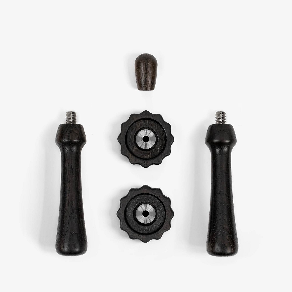 Wiedemann  Griffset refined für Rocket Siebträger Räuchereiche
